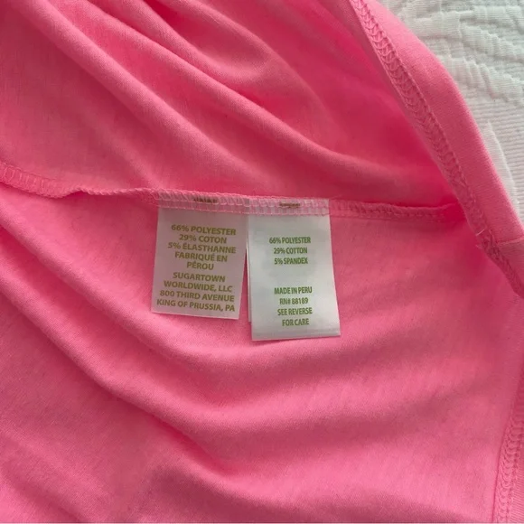 NWT - Lilly Pulitzer Alessa Top, Pelican Pink, size Small - Picture 7 of 7